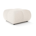 Mjukstoppad pall ALMADA 72x72 cm beige