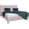 Mjukstoppad säng med förvaring utan madrass VIOLET 160x200 cm beige