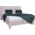 Mjukstoppad säng med förvaring utan madrass VIOLET 160x200 cm beige