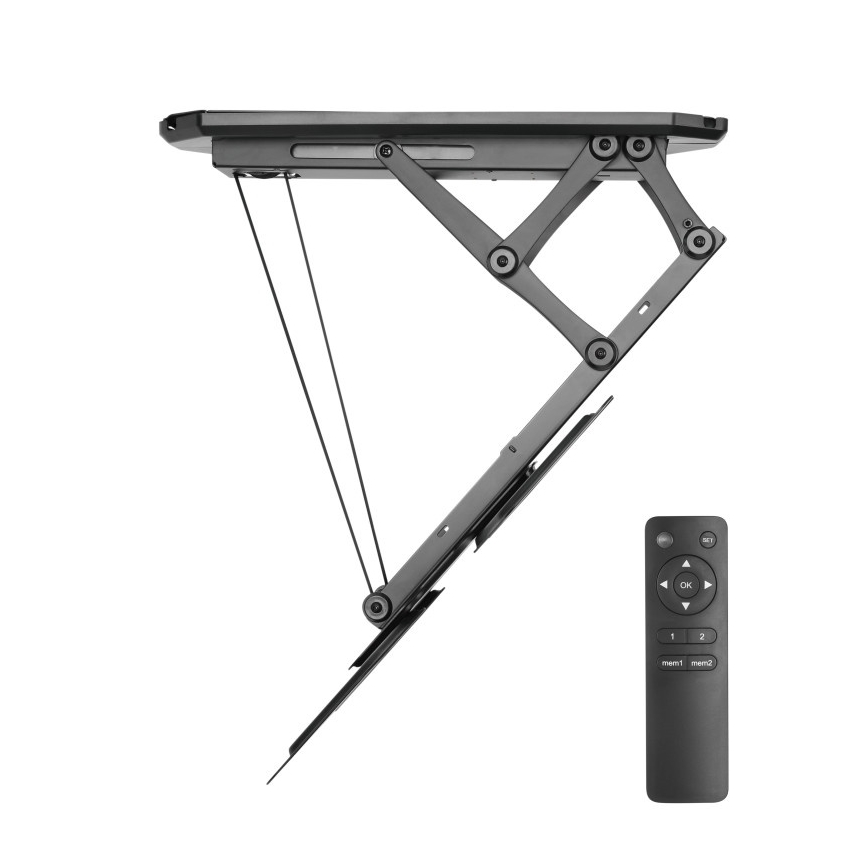 MK FLORIA MKF-20DM444 - Smart takhållare för TV 55" svart Wi-Fi TUYA + fjärrkontroll