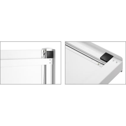 MK FLORIA MKF-23MZ601 - Staplingssats för tvättmaskin och torktumlare med utdragbar hylla 60 cm vit