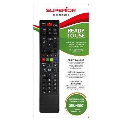 MK FLORIA Superior fjärrkontrol UNI TV Grundig - Ersättning fjärrkontroll för TV Grundig