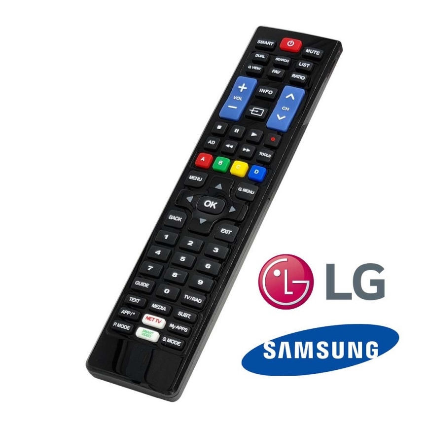 MK FLORIA Superior fjärrkontrol UNI TV SAM/LG - Ersättningsfjärrkontroll för TV-märken Samsung/LG