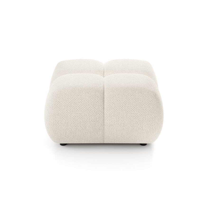 Mjukstoppad pall ALMADA 72x72 cm beige