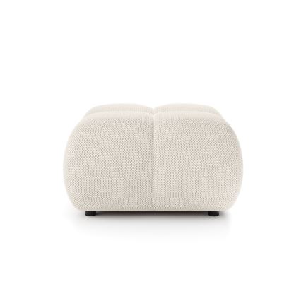 Mjukstoppad pall ALMADA 72x72 cm beige