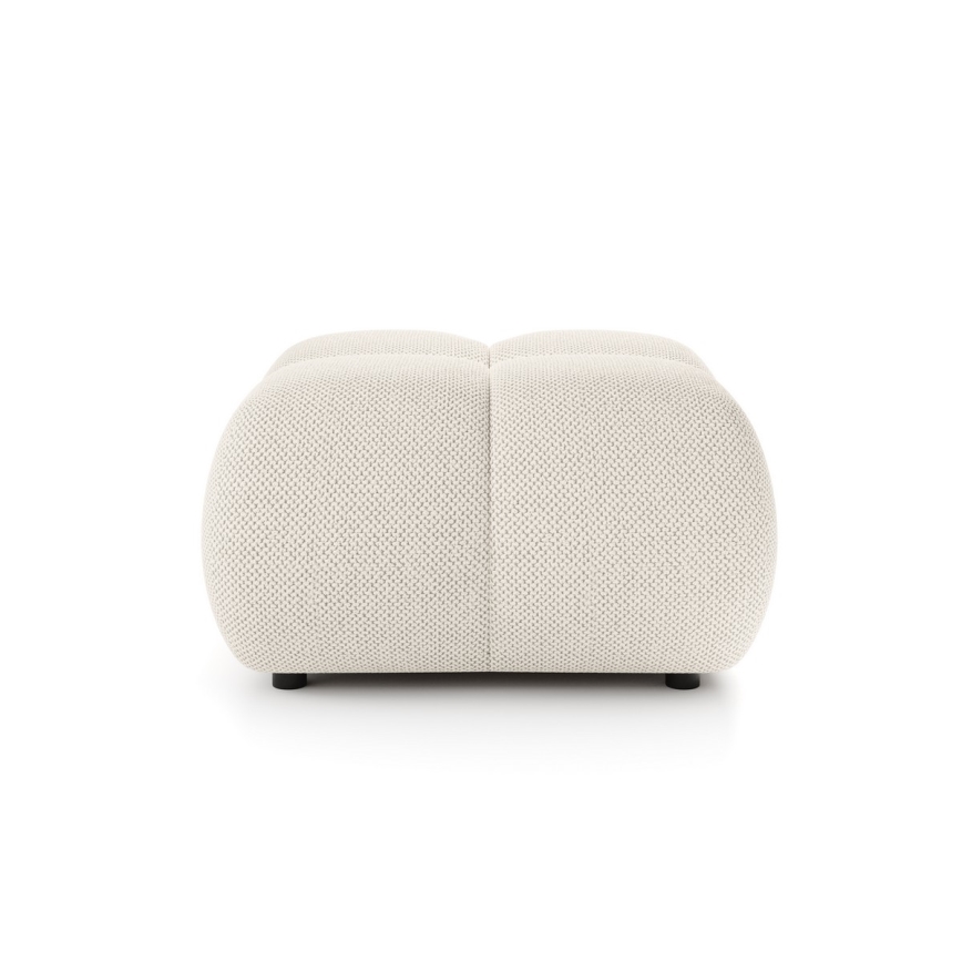 Mjukstoppad pall ALMADA 72x72 cm beige