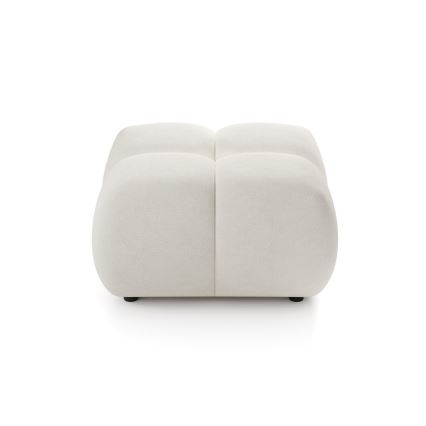 Mjukstoppad pall ALMADA 72x72 cm beige