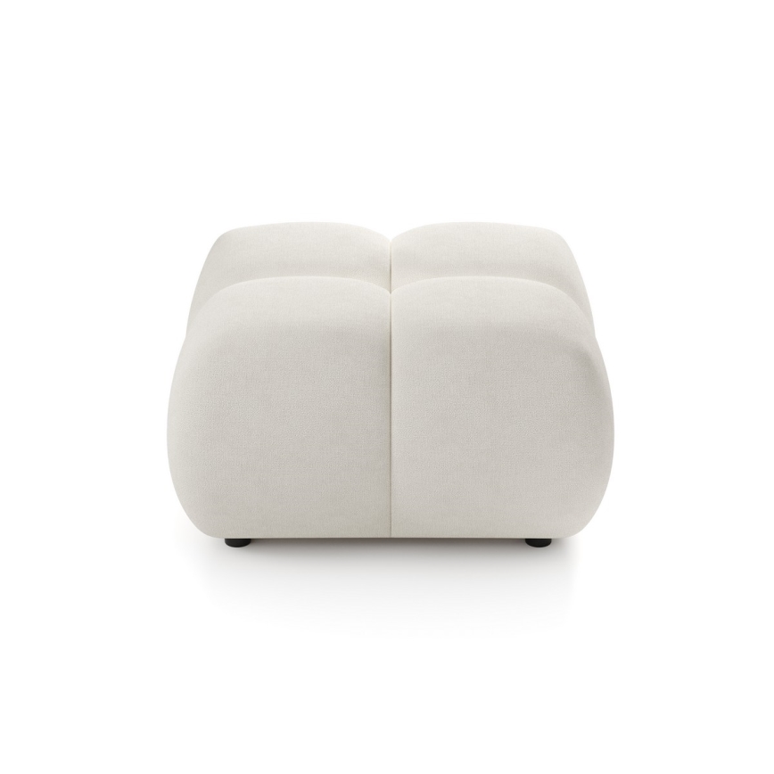 Mjukstoppad pall ALMADA 72x72 cm beige