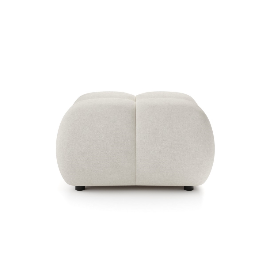 Mjukstoppad pall ALMADA 72x72 cm beige