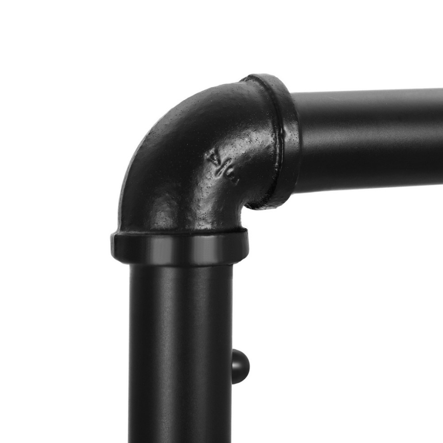 Mobil fristående klädhängare LINEA brun/svart