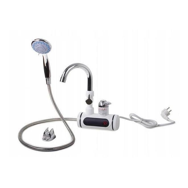 Momentan varmvattenberedare med dusch 3000W/230V IPX4