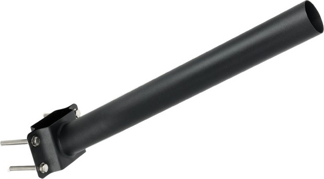 Monteringsfäste för utomhusbelysning BASE, Ø 48 mm, svart