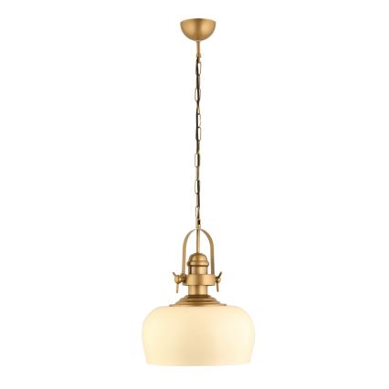 MONZA hängande lampa 1xE27/40W/230V, diameter 30 cm, kräm/bronze