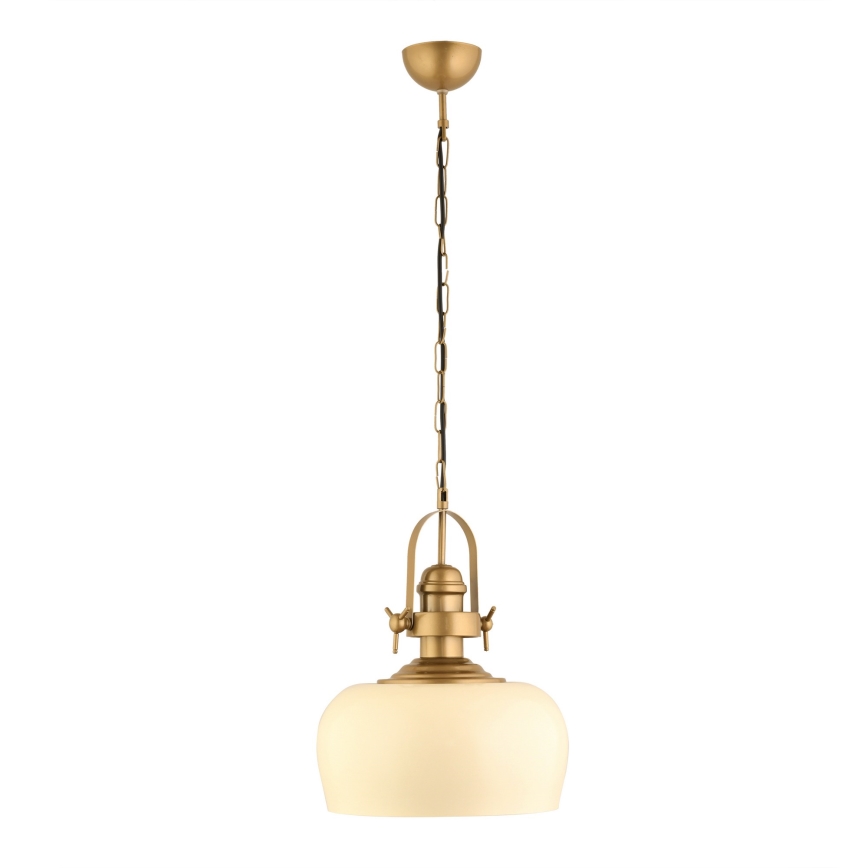 MONZA hängande lampa 1xE27/40W/230V, diameter 30 cm, kräm/bronze