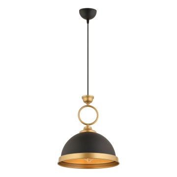 MONZA hänglampa 1xE27/40W/230V diameter 30 cm svart/brons