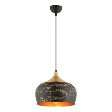 MONZA pendel 1xE27/40W/230V, diameter 30 cm, svart/bronze