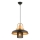 MONZA taklampa 1xE27/40W/230V Ø 32 cm svart/guld