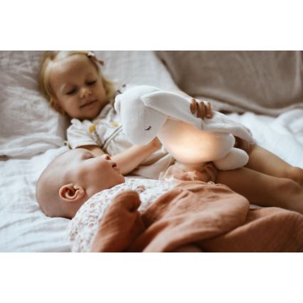 Moonie - Barn liten nattlampa kanin kräm