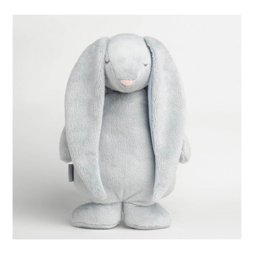 Moonie - Barn liten nattlampa kanin silver