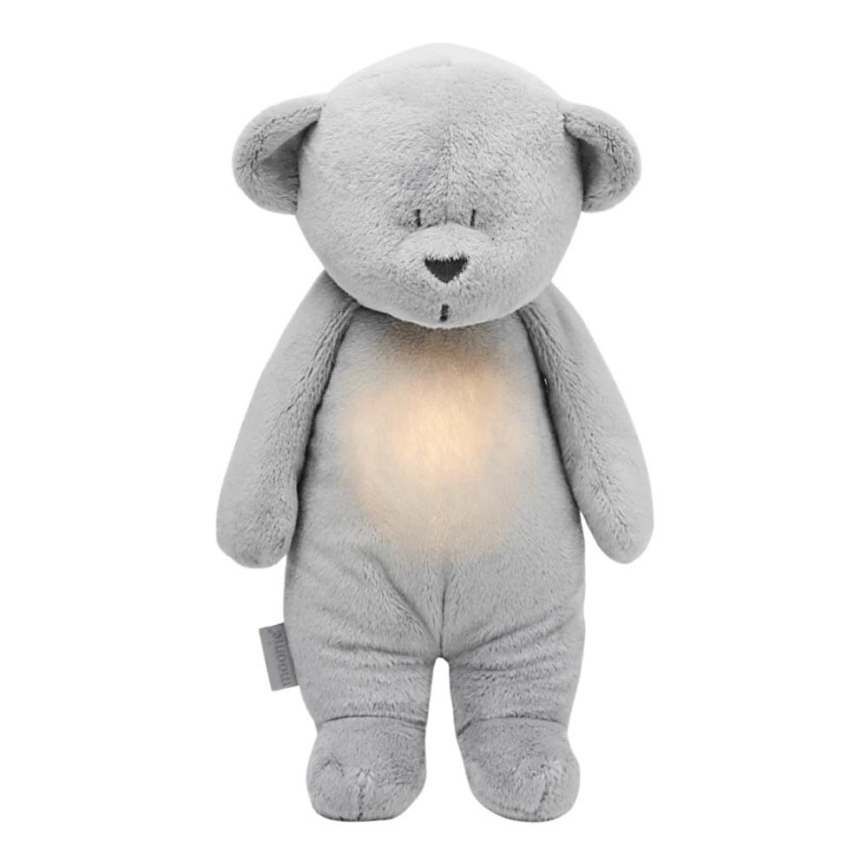 Moonie - Nattlampa för barn liten björn silver