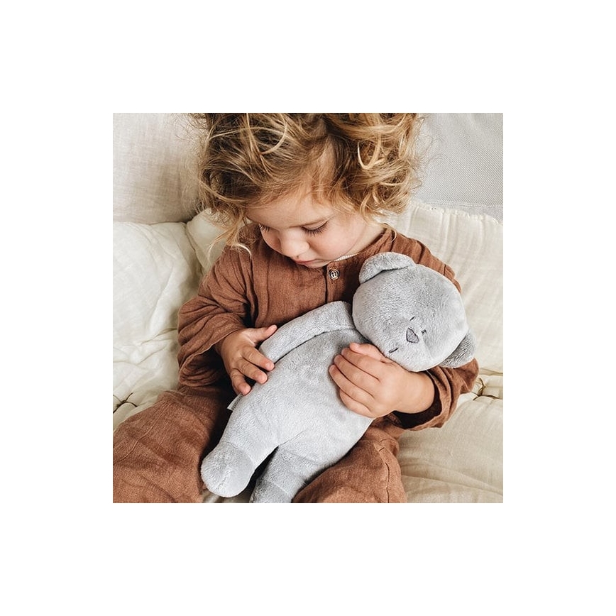 Moonie - Nattlampa för barn liten björn silver
