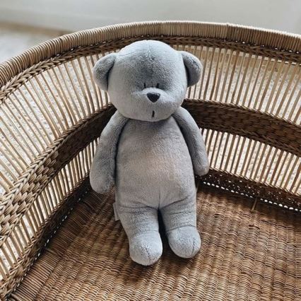 Moonie - Nattlampa för barn liten björn silver