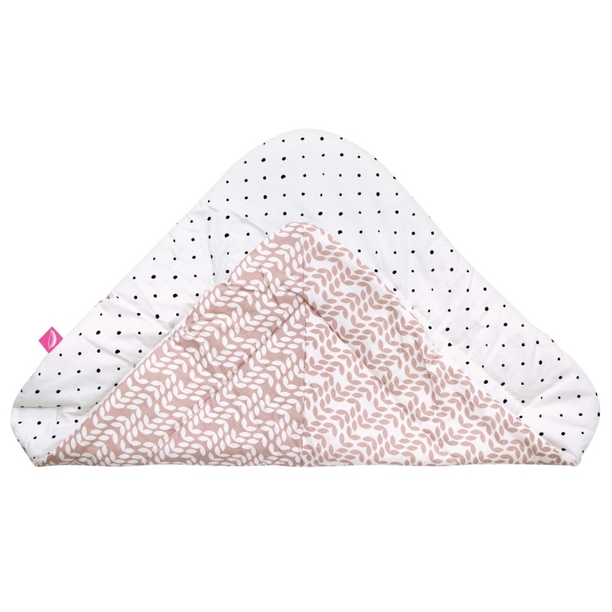 MOTHERHOOD - Swaddle blanket with coconut reinforcement CLASSICS 75x75 cm rosa