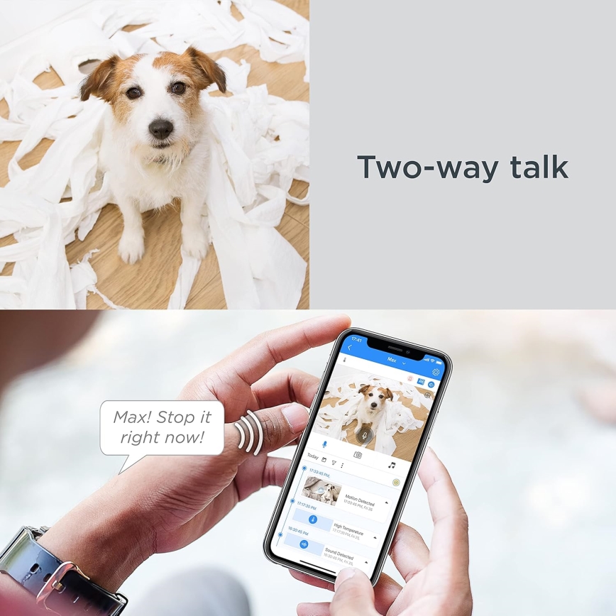 Motorola  - Smart babylarm Nursery Ease 44 Connect Wi-Fi