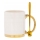 Mug with sked LANA krämig/gyllene