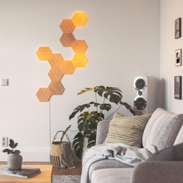 Nanoleaf - KIT 3x LED ljusreglerad panel HEXAGONS LED/2W/230V Wi-Fi