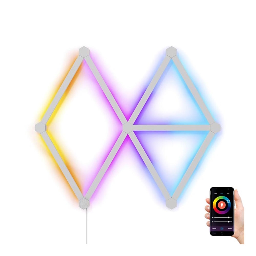 Nanoleaf - KIT 9x LED RGBW Ljusreglerad skena LINES LED/2W/230V 1200-6000K Wi-Fi
