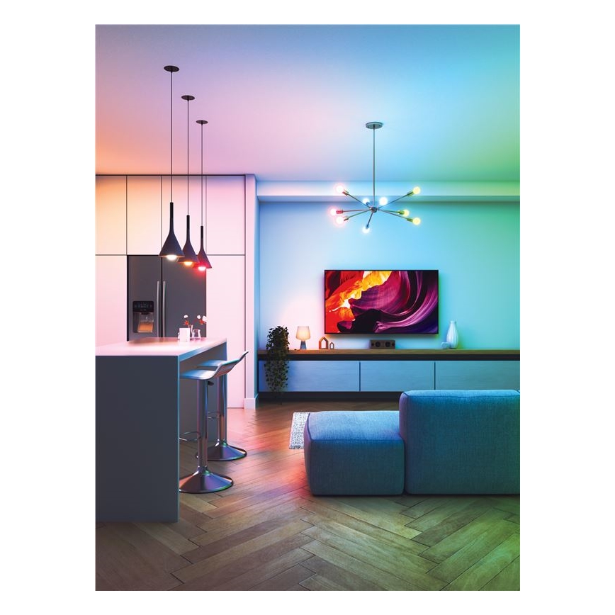 KIT 3x LED RGBW dimbar lampa ESSENTIALS A60 E27/8,5W/230V CRI 90 2700-6500K Wi-Fi - Nanoleaf