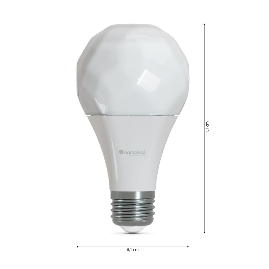 KIT 3x LED RGBW dimbar lampa ESSENTIALS A60 E27/8,5W/230V CRI 90 2700-6500K Wi-Fi - Nanoleaf