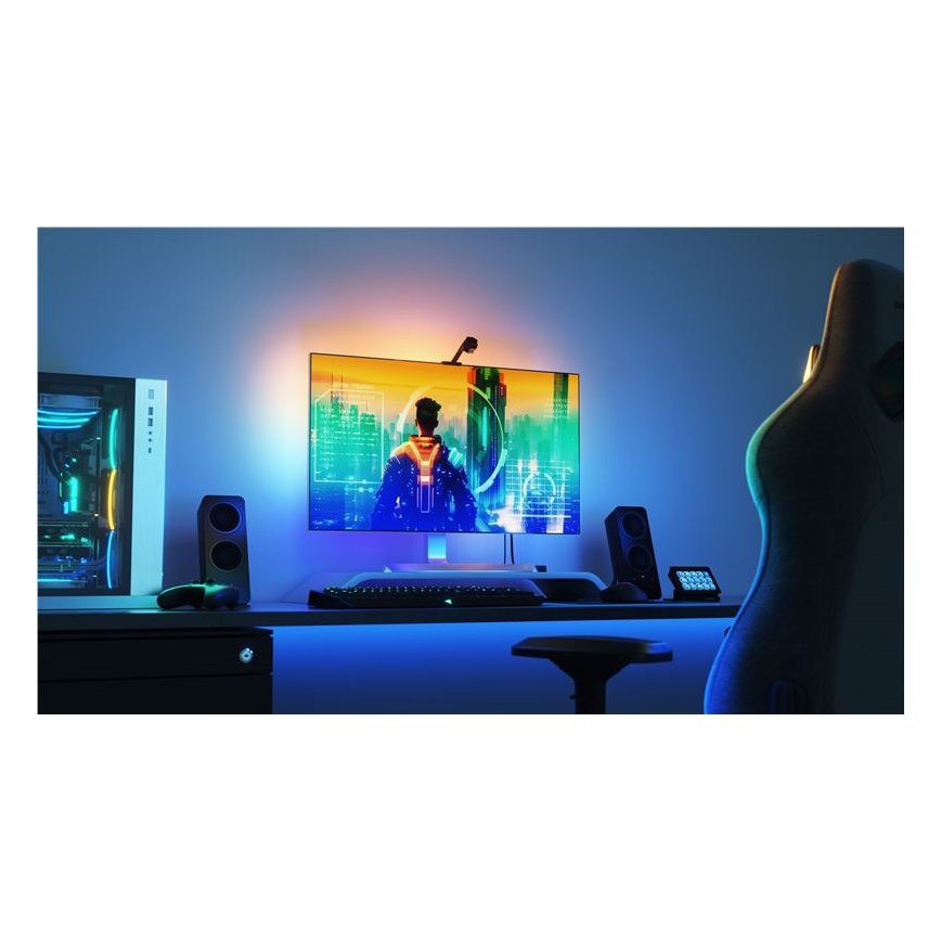Nanoleaf - Inställd för 4D-skärmspegling + Lightstrips basic kit 4m 65''