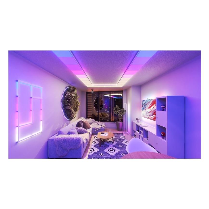 Nanoleaf - Förlängningskit LED RGBW Ljusreglerad belysning SKYLIGHT LED/16W/230V 2700-6500K Wi-Fi
