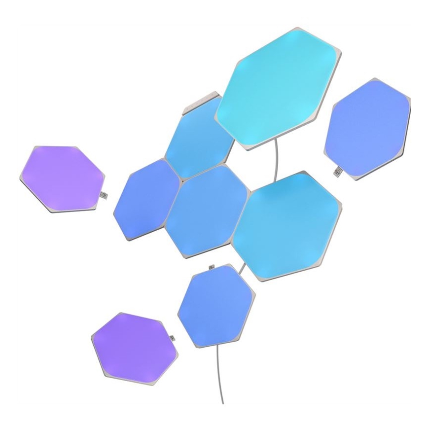 Nanoleaf - KIT 9x LED RGB Ljusreglerad panel SHAPES HEXAGON LED/2W/230V 1200-6500K Wi-Fi