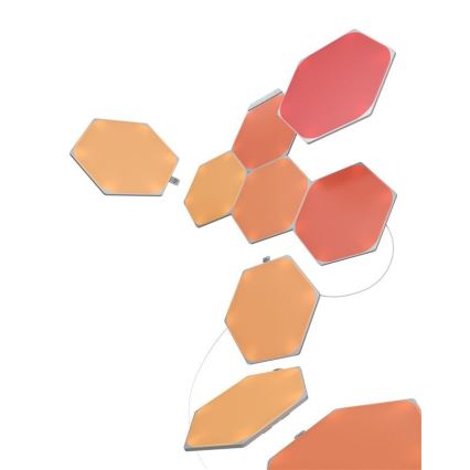 Nanoleaf - KIT 9x LED RGB Ljusreglerad panel SHAPES HEXAGON LED/2W/230V 1200-6500K Wi-Fi