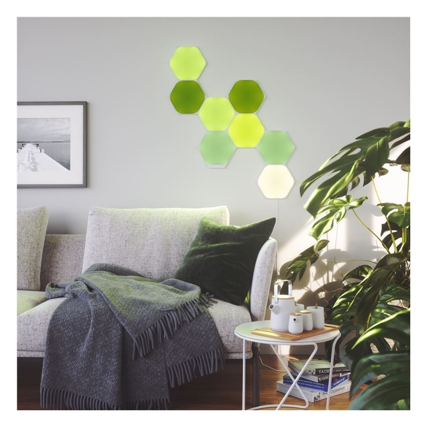 Nanoleaf - KIT 15x LED RGB Ljusreglerad panel LED/2W/230V 1200-6500K Wi-Fi