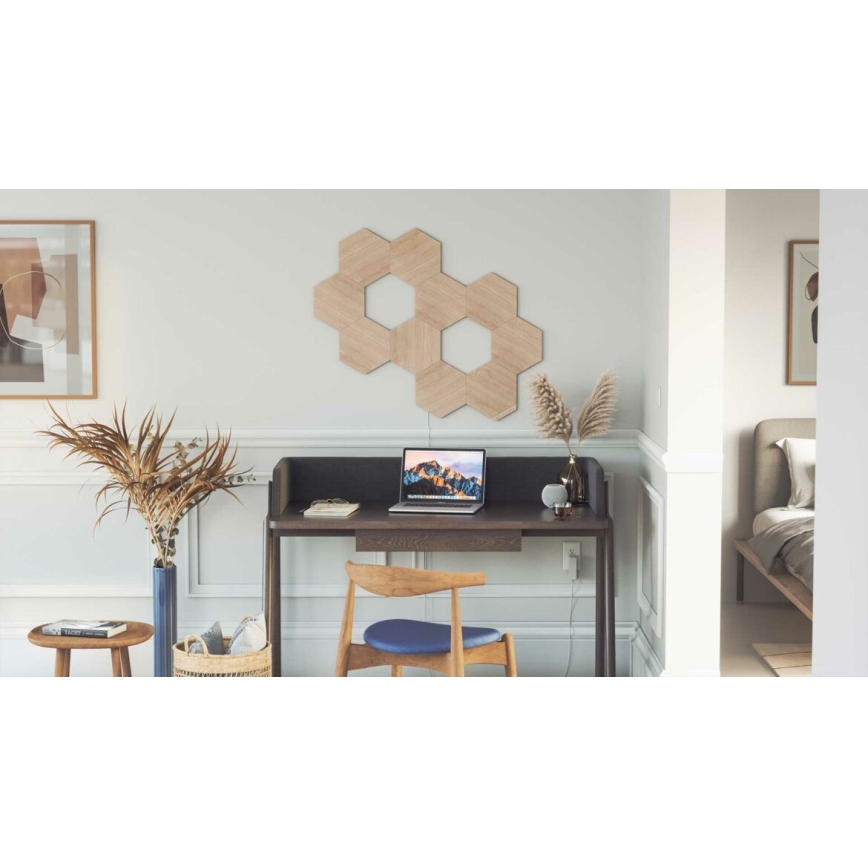 Nanoleaf - KIT 3x LED ljusreglerad panel HEXAGONS LED/2W/230V Wi-Fi