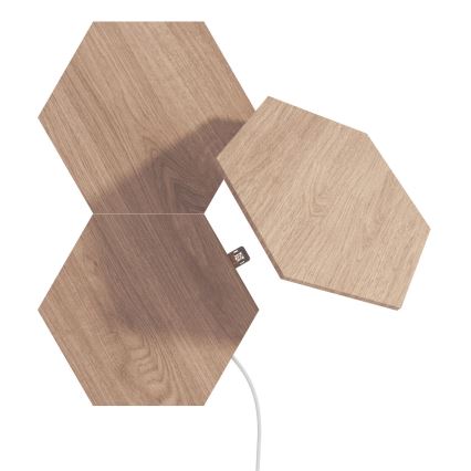 Nanoleaf - KIT 3x LED ljusreglerad panel HEXAGONS LED/2W/230V Wi-Fi