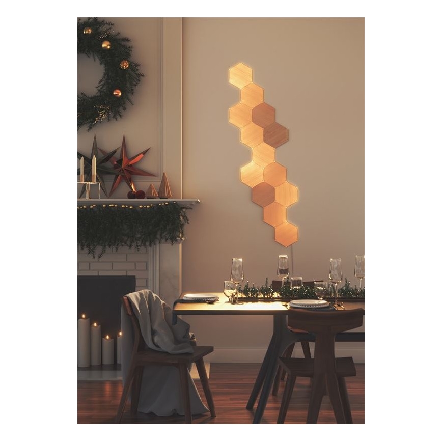 Nanoleaf - KIT 13x LED ljusreglerad panel HEXAGONS LED/2W/230V Wi-Fi
