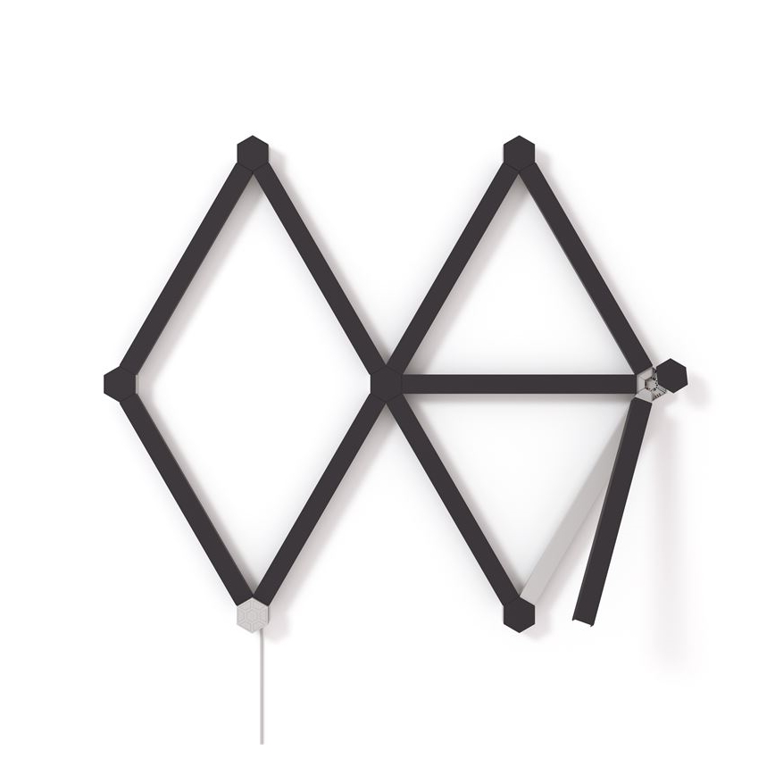 Nanoleaf - Set med rälsskydd LINES 9 delar svart matt
