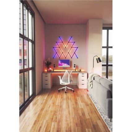 Nanoleaf - Set med rälsskydd LINES 9 delar svart matt