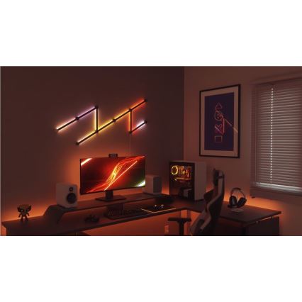 Nanoleaf - Set med rälsskydd LINES 9 delar svart matt