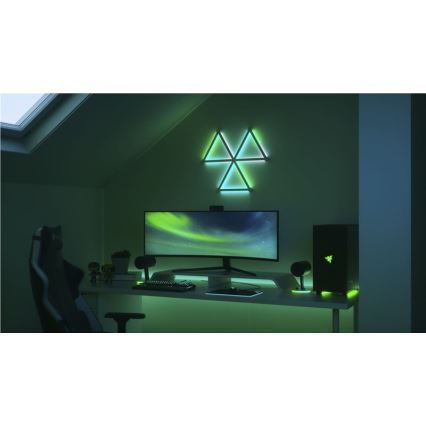 Nanoleaf - KIT 9x LED RGBW Ljusreglerad skena LINES LED/2W/230V 1200-6000K Wi-Fi