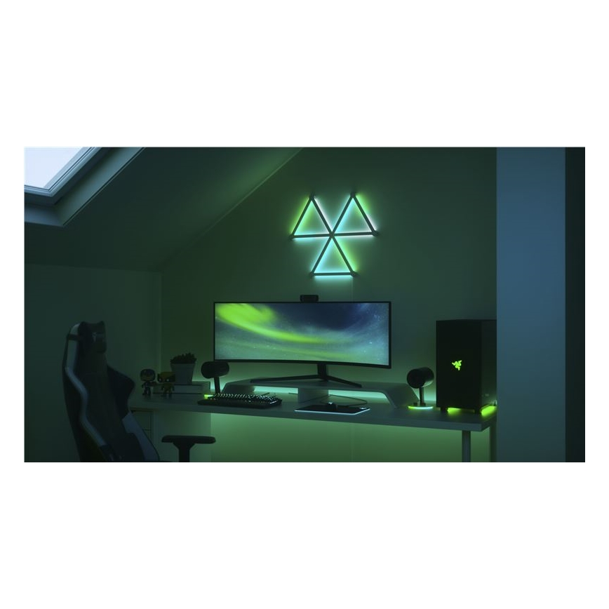 Nanoleaf - KIT 9x LED RGBW Ljusreglerad skena LINES LED/2W/230V 1200-6000K Wi-Fi