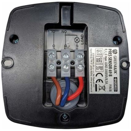 Närvarosensor PRES SENSOR 2000W svart