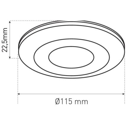 Närvarosensor PRES SENSOR 2000W vit