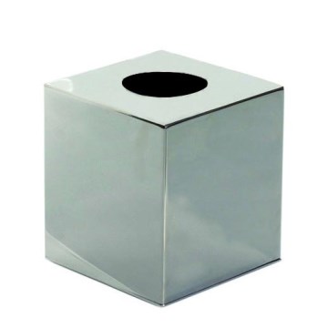 Näsdukshållare 12x13 cm, silver