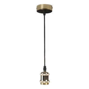 Nätaggregat kabel 1xE27/20W/230V guld